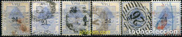 Sellos: 795408 USED ORANGE 1888 SELLOS DE 1878-83 SOBRECARGADOS