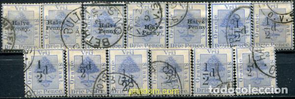 Sellos: 795413 USED ORANGE 1896 SELLOS DE 1883 SOBRECARGADOS
