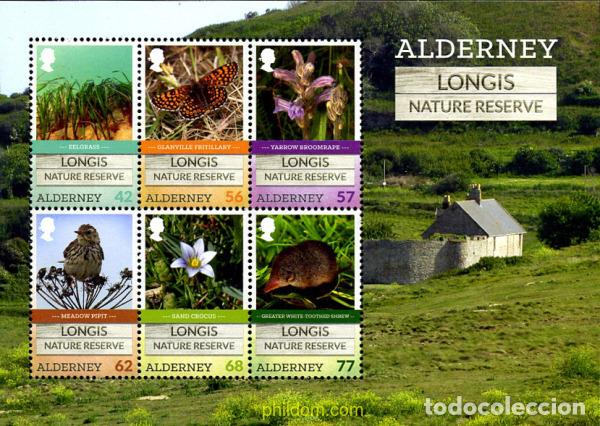 Sellos: 354488 MNH ALDERNEY 2016 RESERVA NATURAL DE LONGIS
