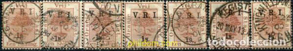 Sellos: 795468 USED ORANGE 1900 SELLOS DE 1868-94 SOBRECARGADOS