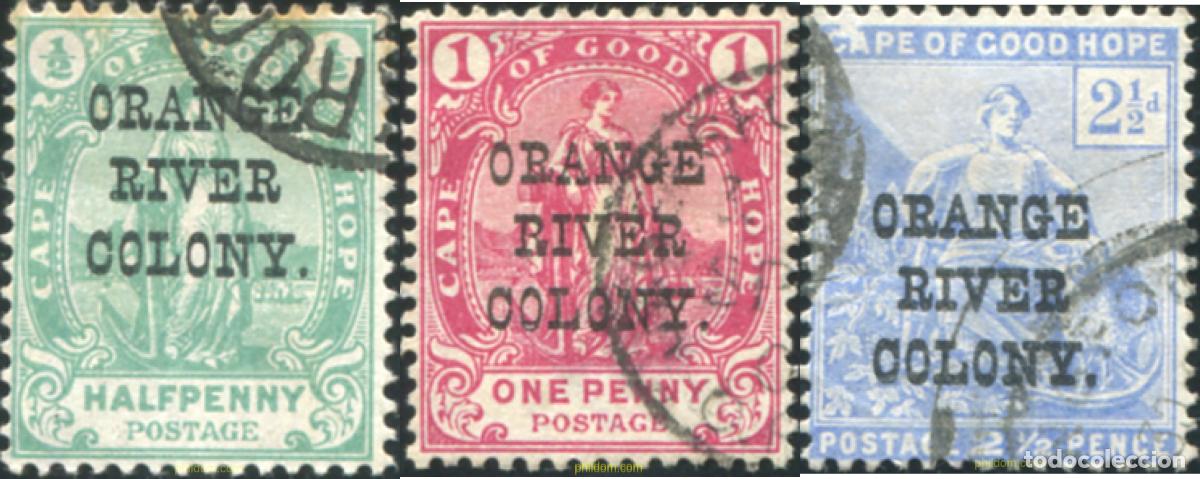 Sellos: 795471 USED ORANGE 1900 SELLO DE CABO BUENA ESPERANZA DE 1892-96 SOBRECARGADOS