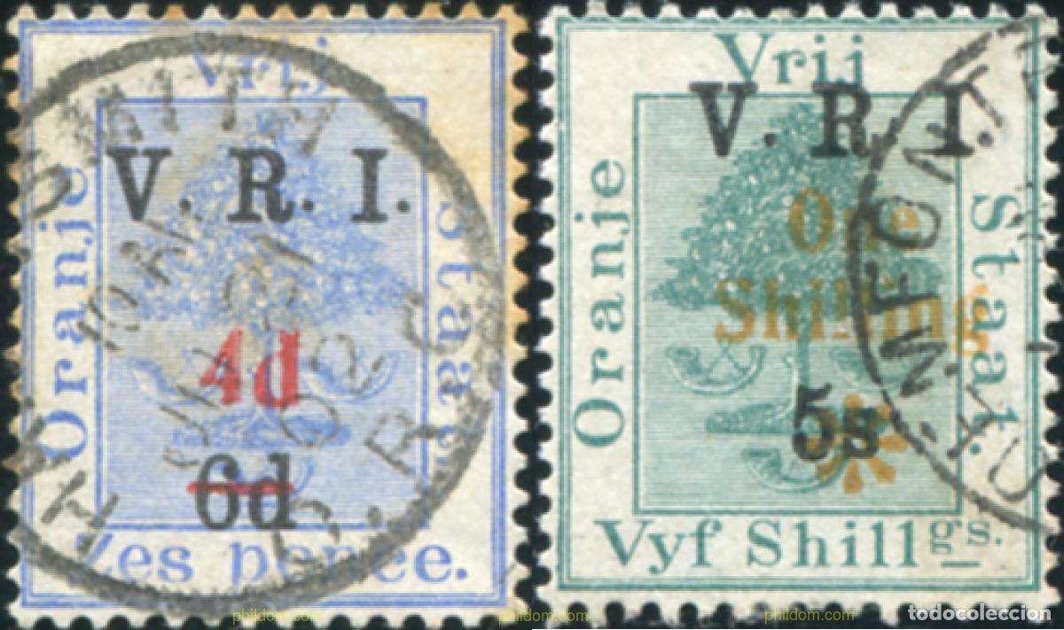 Sellos: 795473 USED ORANGE 1902 SELLOS DE 1900 SOBRECARGADOS