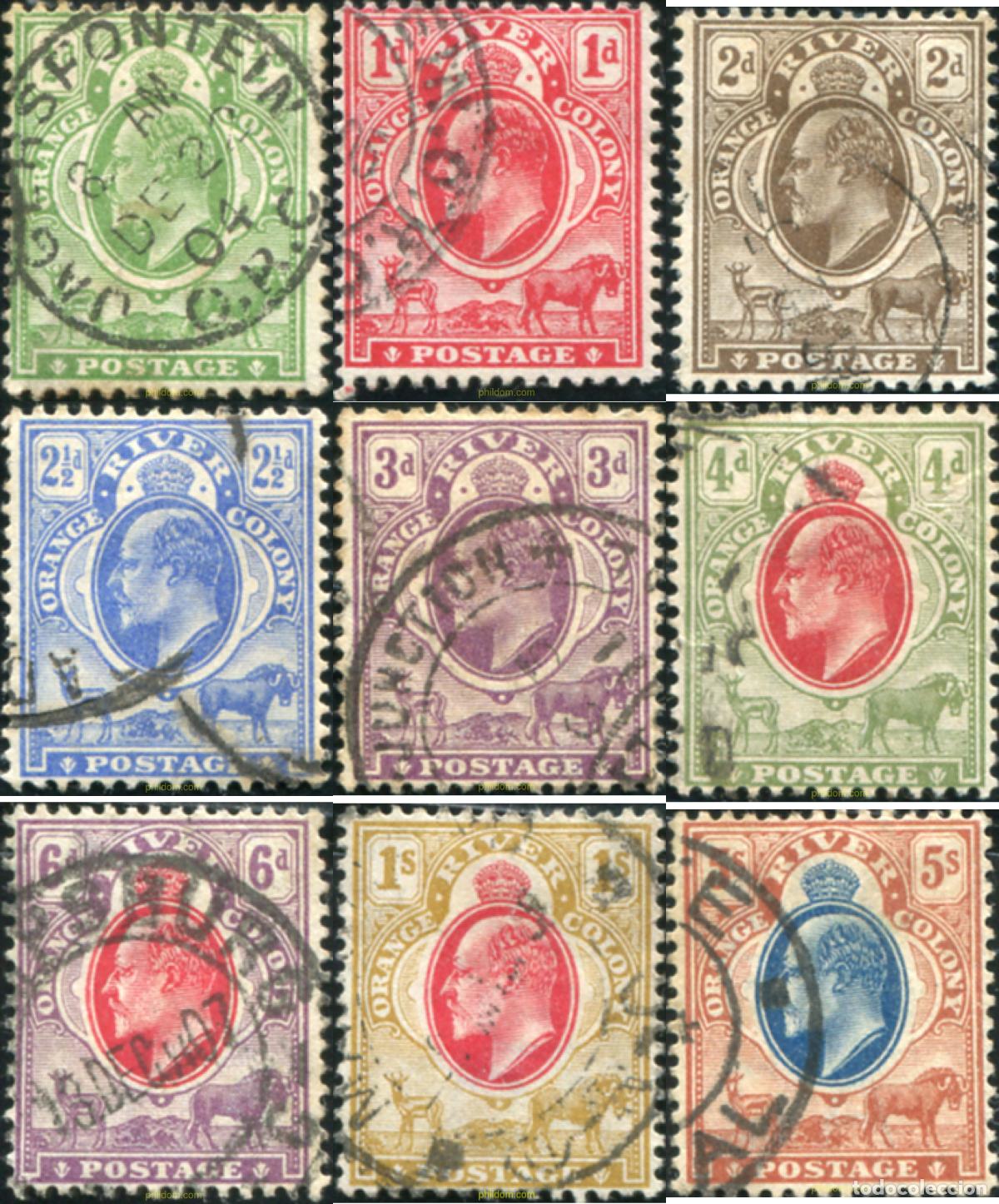 Sellos: 795490 USED ORANGE 1903 REY EDUARDO VII