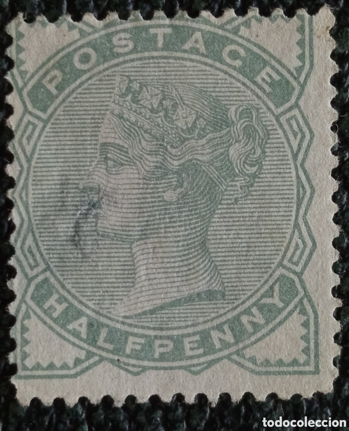 Sellos: Reino Unido 1887 Reina Victoria &rdquo;Jubilee Issue&rdquo; 1/2d Verde - SG #197 / Scott #111 MH