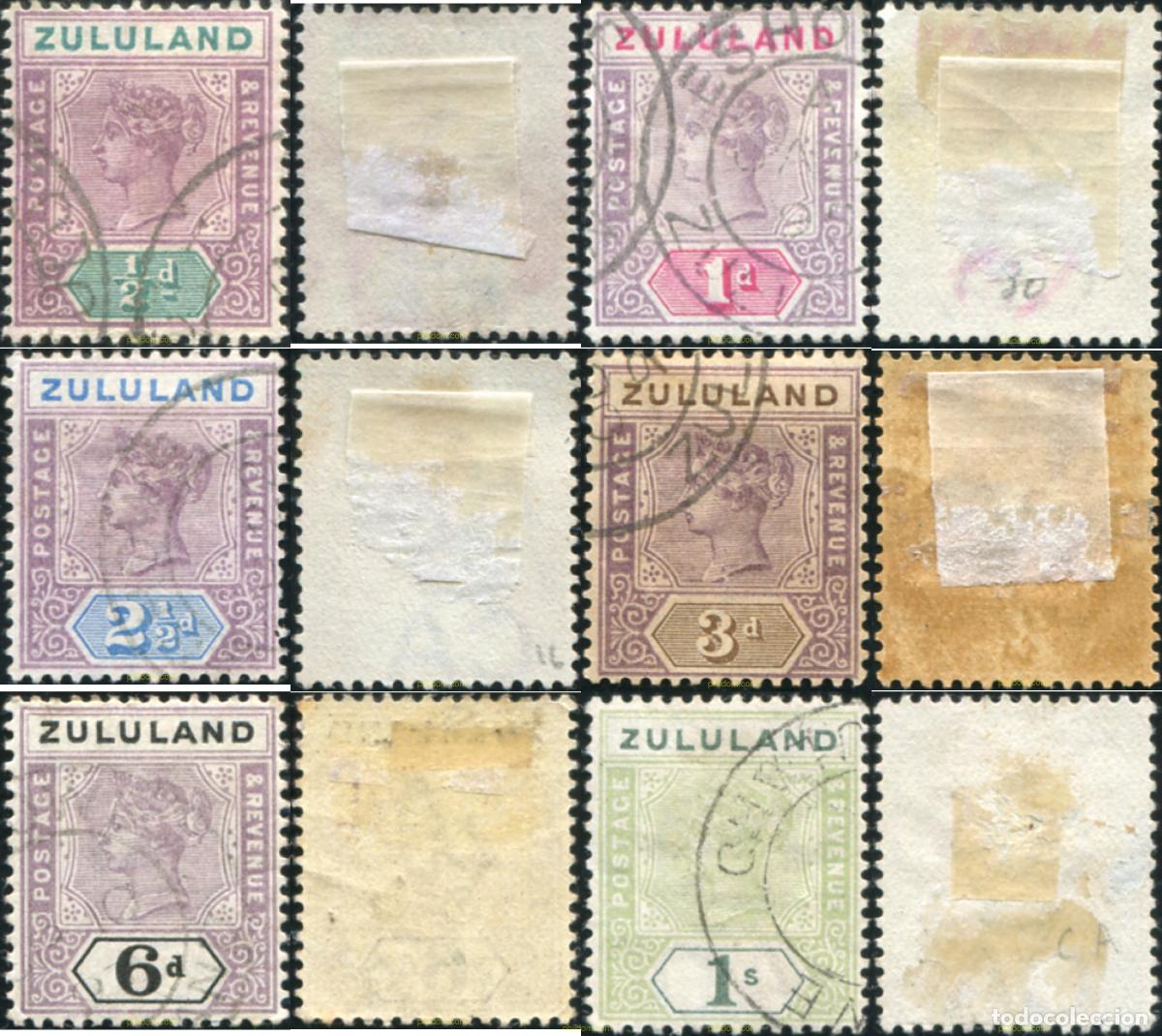 Sellos: 796028 USED ZULULAND. COLONIA BRITANICA 1894 VICTORIA