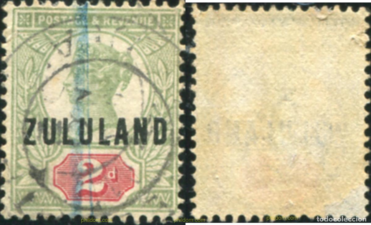 Sellos: 796034 USED ZULULAND. COLONIA BRITANICA 1888 SELLOS DE GRAN BRETA&ntilde;A DE 1881-87 SOBRECARGADOS