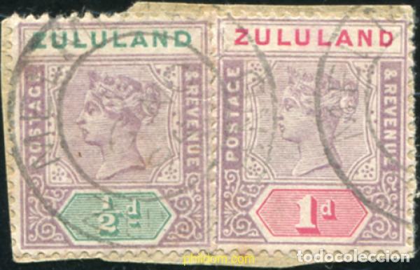 Timbres: 796102 USED ZULULAND. COLONIA BRITANICA 1894 VICTORIA