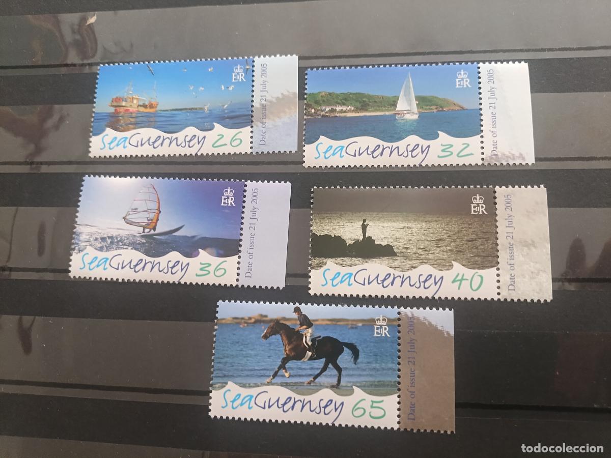 Sellos: Guernsey, Reino Unido. 5 sellos nuevos, 2005