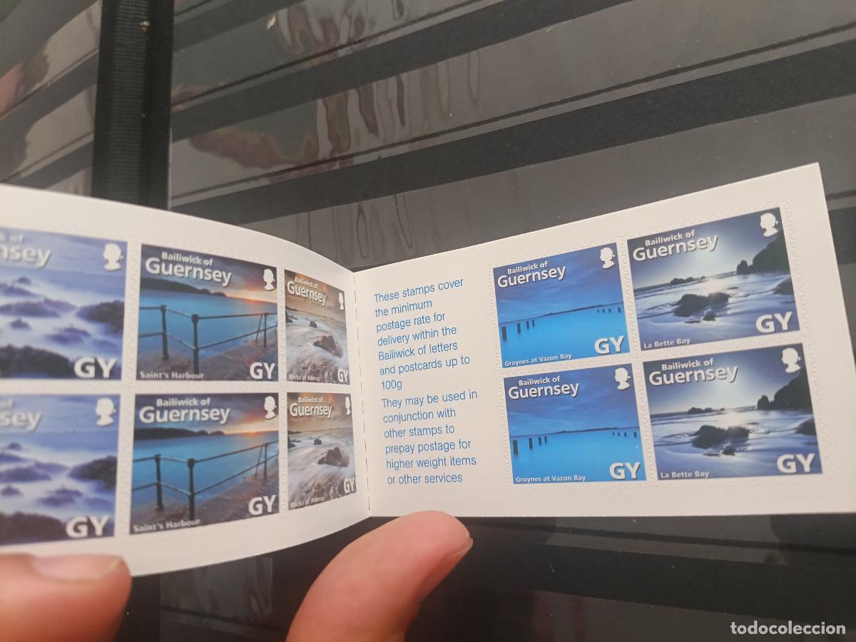 Sellos: Guernsey, Reino Unido. Carnet con 10 sellos nuevos