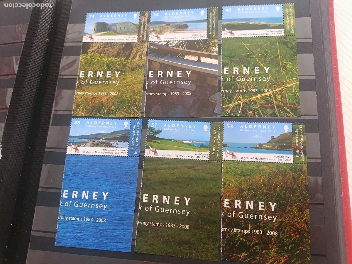 Sellos: Alderney, Reino Unido. 2008. 6 sellos nuevos