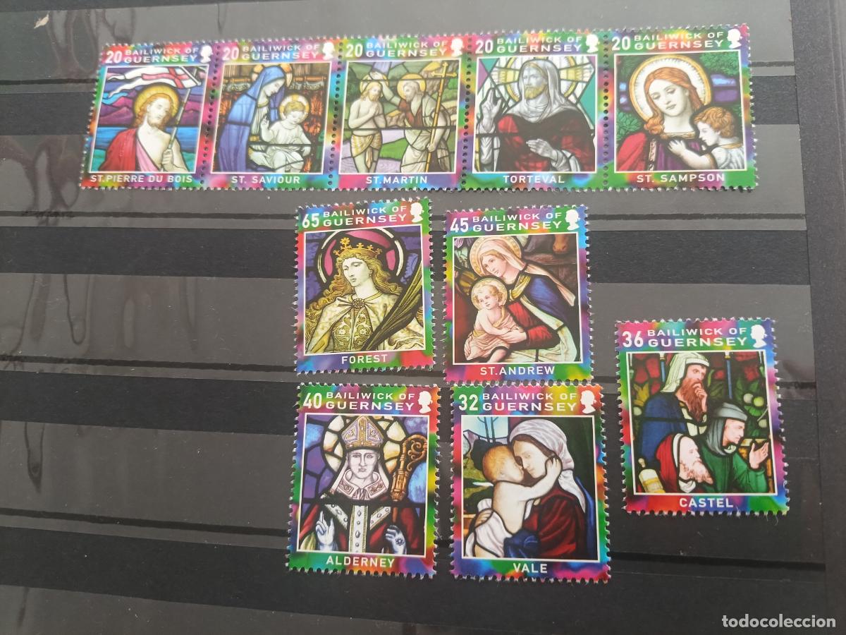 Sellos: Navidad, Guernsey, Reino Unido. Serie de sellos nuevos