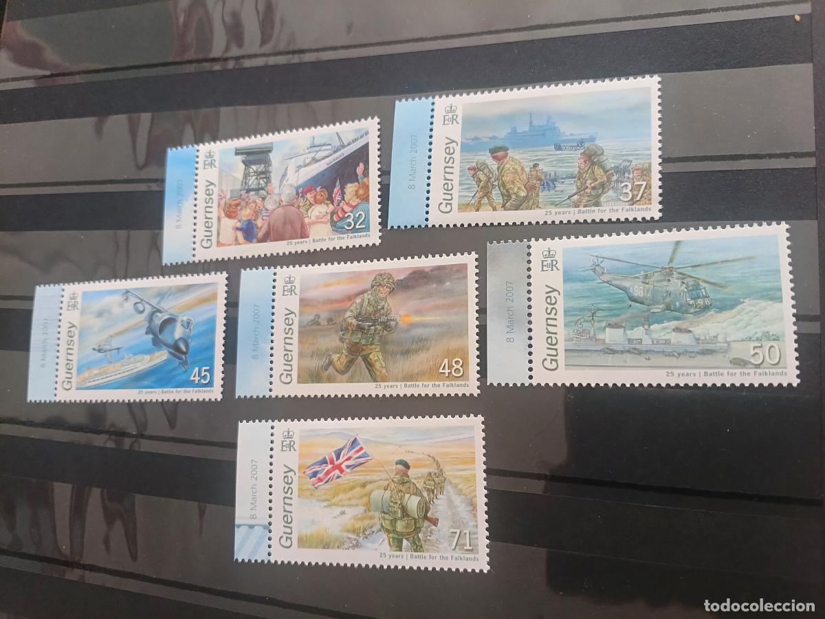 Sellos: Guernsey. Sellos nuevos. II Guerra Mundial 2007