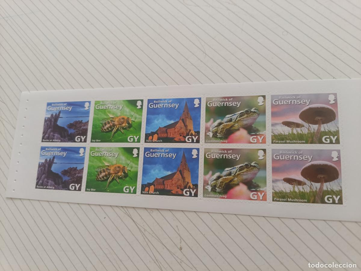 Sellos: Guernsey. Carnet nuevo con 10 sellos