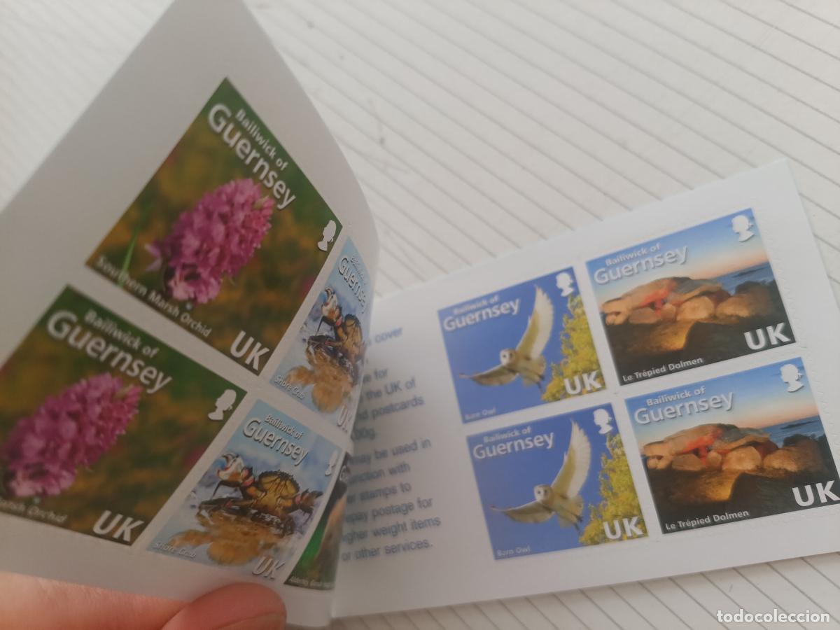Sellos: Guernsey. Carnet nuevo con 10 sellos