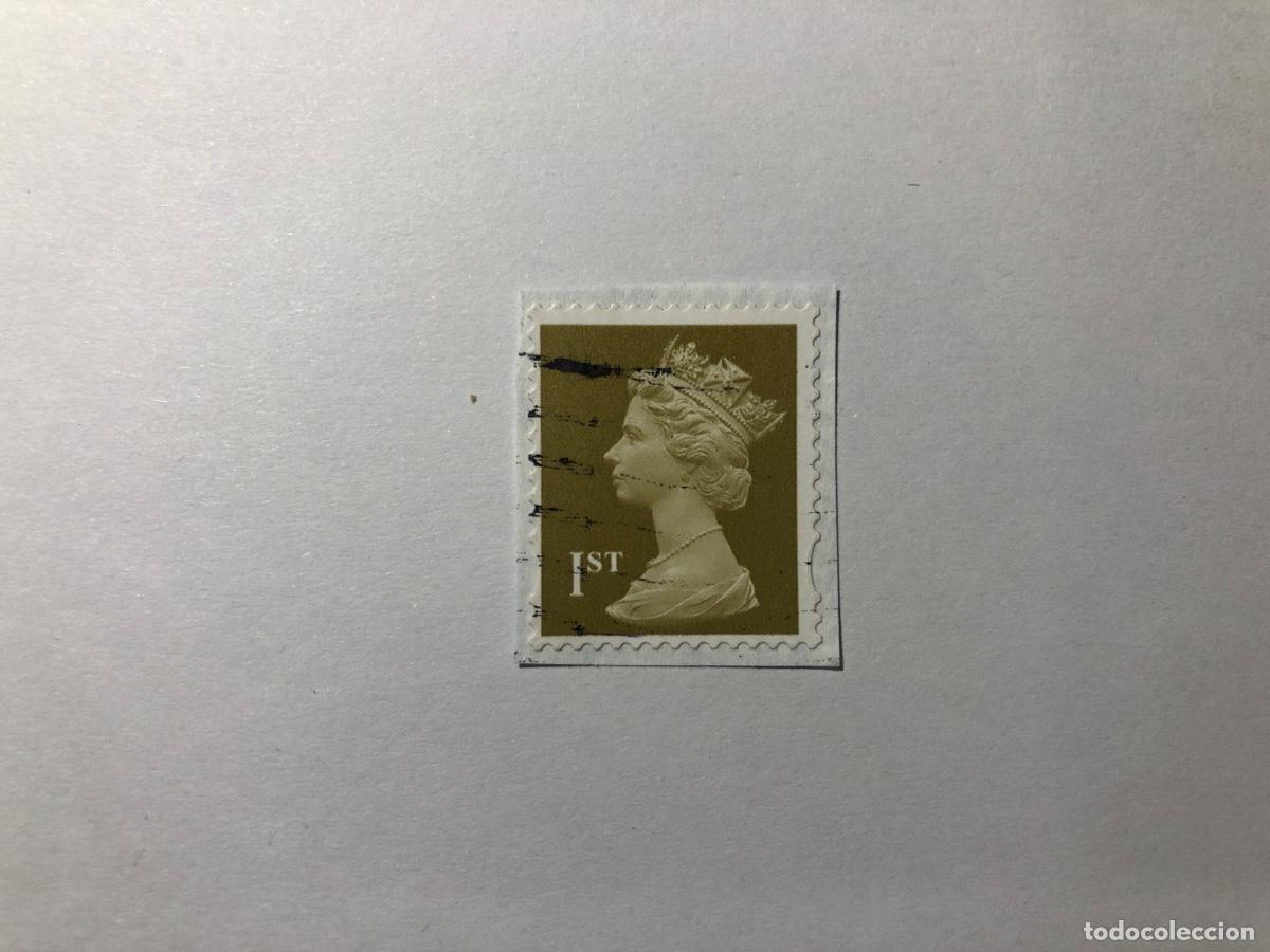 Sellos: Sello postal Royal Mail del Reino Unido. 1st Class serie Machin Reina Isabel II. A&ntilde;o 1997.