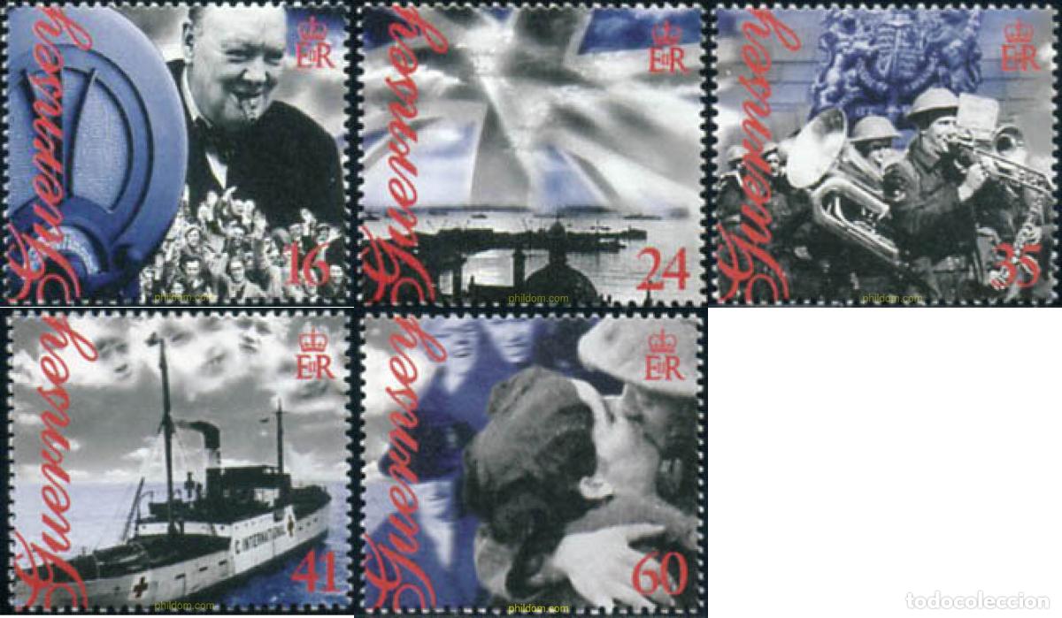 Sellos: 167487 MNH GUERNSEY 1995 50 ANIVERSARIO DE LA LIBERACION