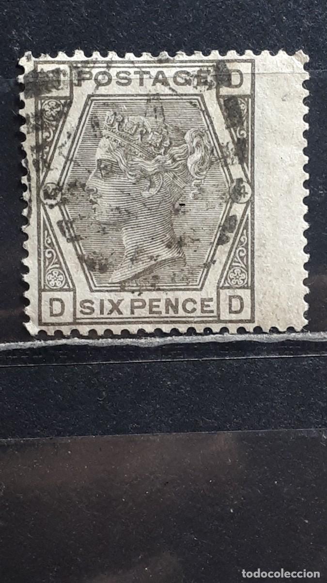 Sellos: GRAN BRETA&Ntilde;A. A&Ntilde;O 1873. &deg;. YVERT 52. Borde de hoja