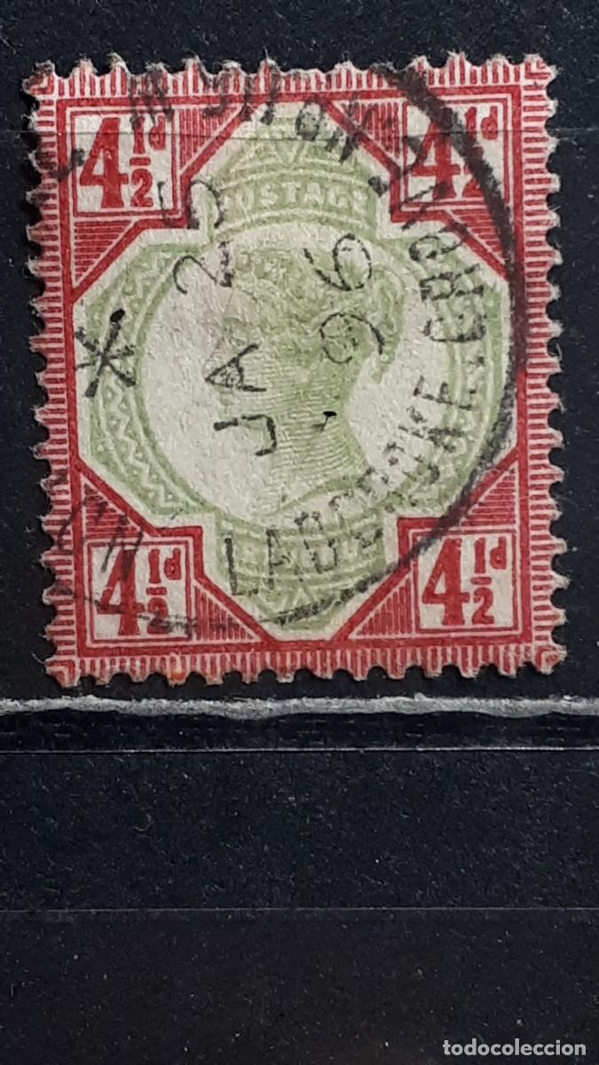 Stamps: GRAN BRETA&Ntilde;A. A&Ntilde;O 1887. &deg;. YVERT 98