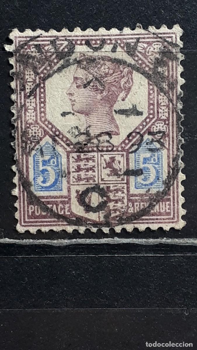 Stamps: GRAN BRETA&Ntilde;A. A&Ntilde;O 1887. &deg;. YVERT 99