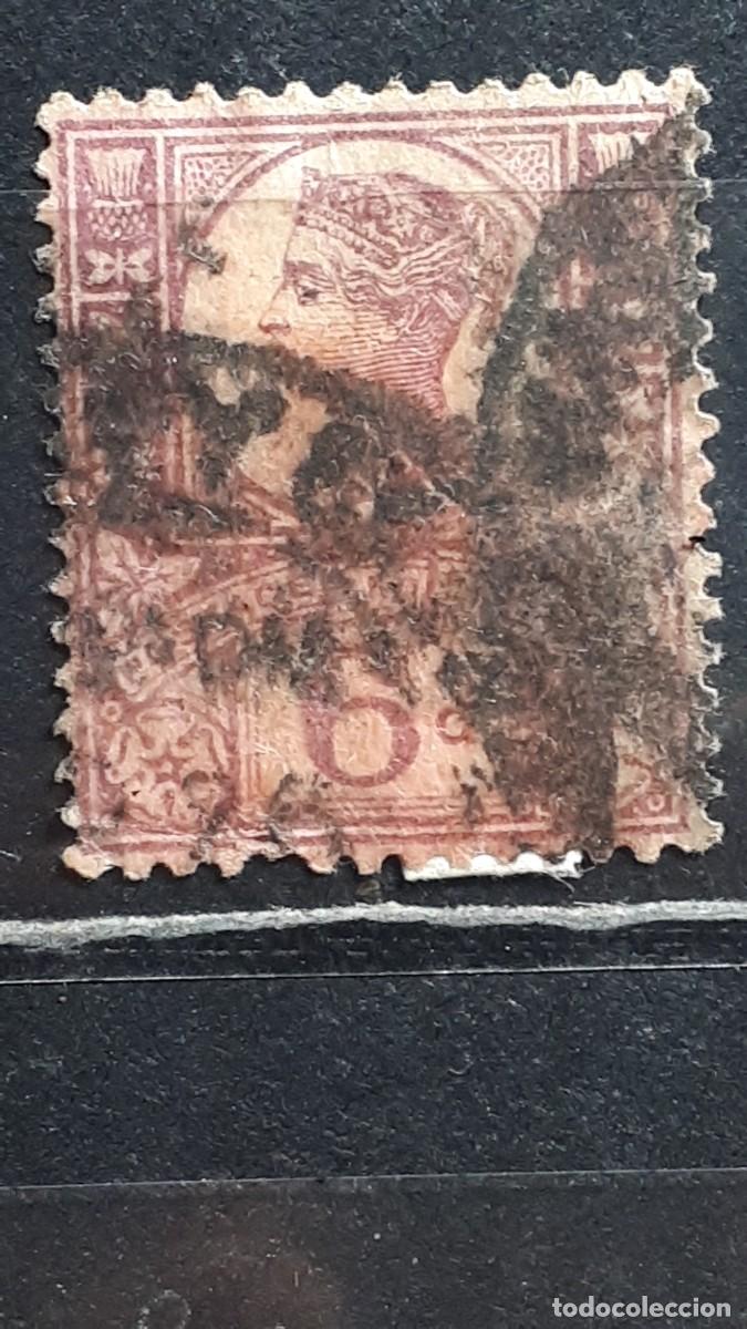 Stamps: GRAN BRETA&Ntilde;A. A&Ntilde;O 1887. &deg;. YVERT 100