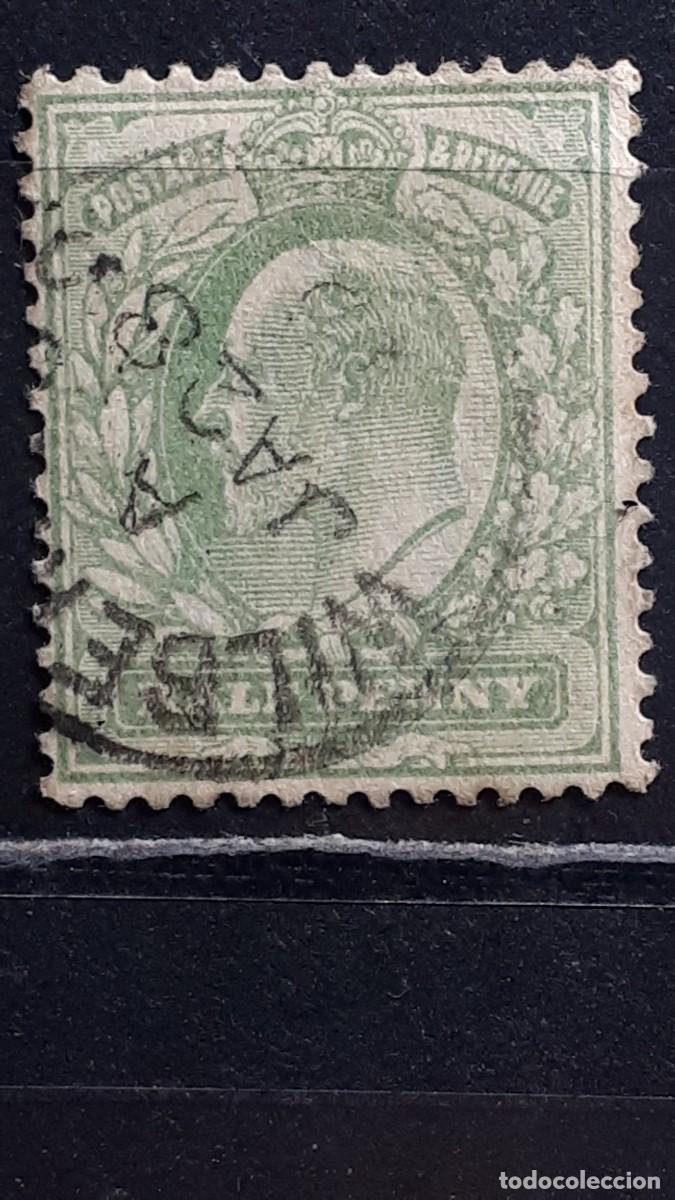 Stamps: GRAN BRETA&Ntilde;A. A&Ntilde;O 1902. &deg;. YVERT 106