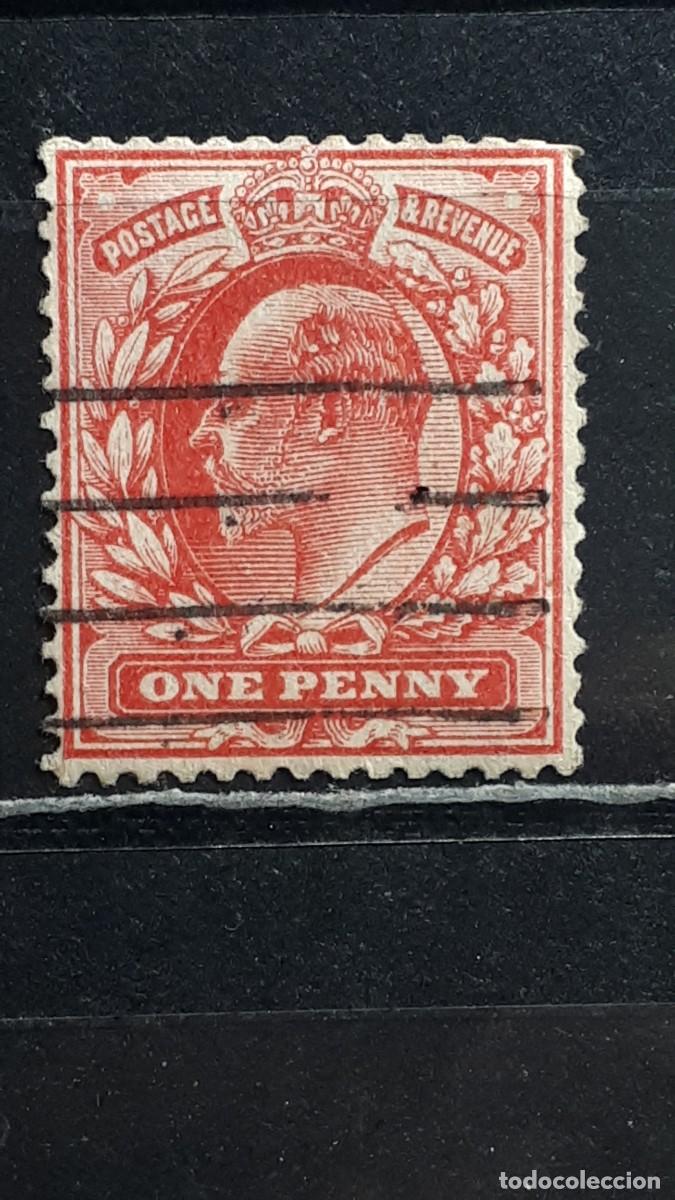 Stamps: GRAN BRETA&Ntilde;A. A&Ntilde;O 1902. &deg;. YVERT 107