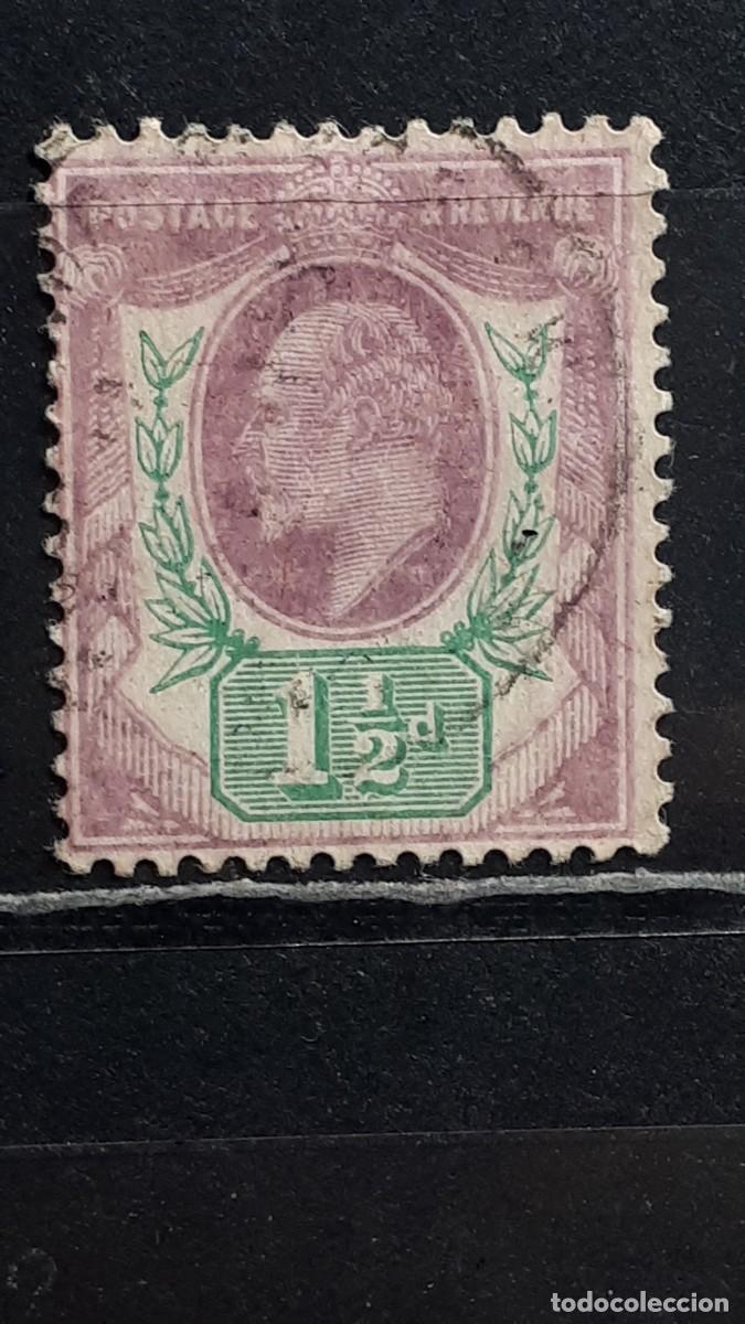 Stamps: GRAN BRETA&Ntilde;A. A&Ntilde;O 1902. &deg;. YVERT 108
