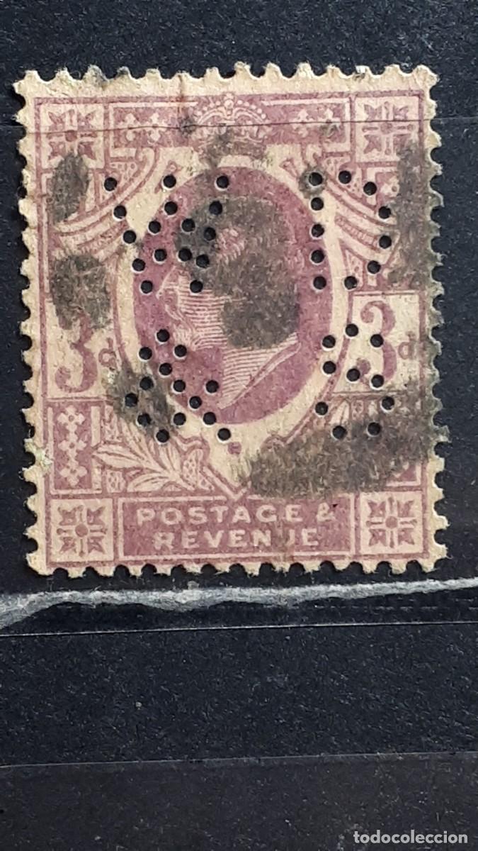Sellos: GRAN BRETA&Ntilde;A. A&Ntilde;O 1902. &deg;. YVERT 111 - Foto 1