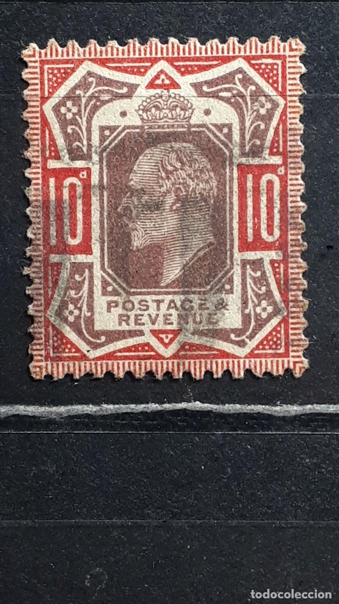 Stamps: GRAN BRETA&Ntilde;A. A&Ntilde;O 1902. &deg;. YVERT 116