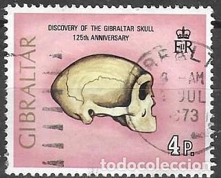 Sellos: SELLO USADO DE GIBRALTAR 1973, YT 294