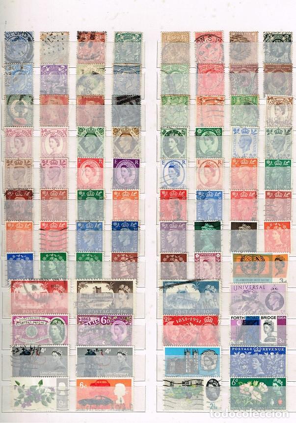 Timbres: Lote Sellos Gran Breta&ntilde;a - Diversas Epocas - Usado