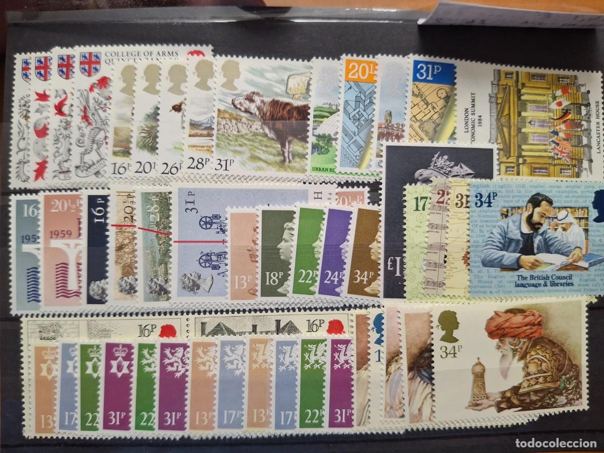 Briefmarken: HB1473 Sellos GRAN BRETA&Ntilde;A a&ntilde;o 1984** completo en NUEVO 54 valores con series basicas