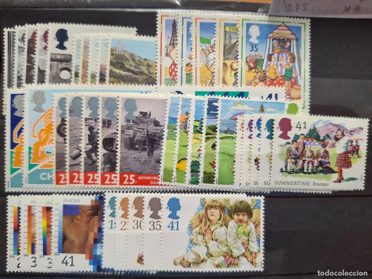 Sellos: HB1478 Sellos GRAN BRETA&Ntilde;A a&ntilde;o 1994** completo en NUEVO 43 valores sin salutaciones