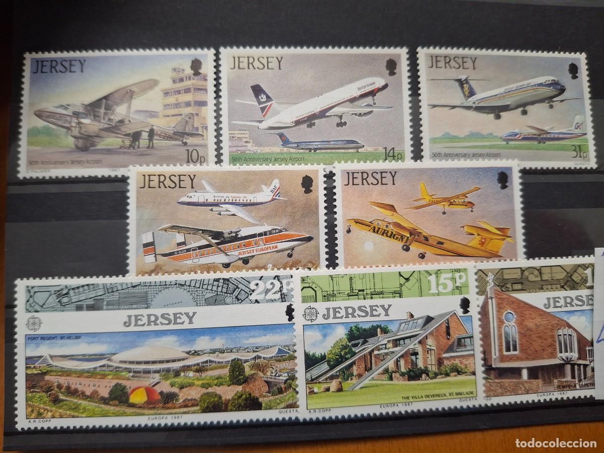 Timbres: HB1607 Sellos JERSEY en NUEVO n&ordm; de catalogo 394/398** 400/402** IDEAL PARA TEMATICAS