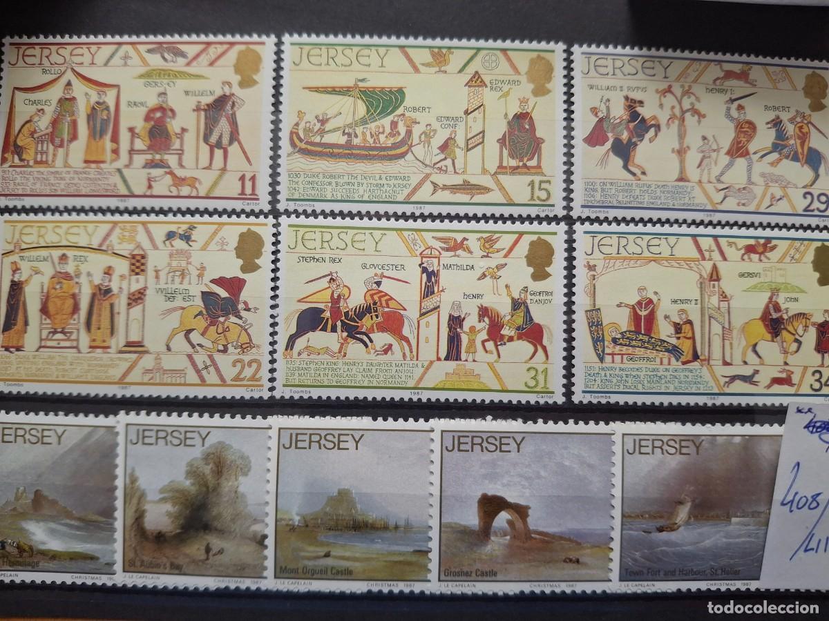 Francobolli: HB1608 Sellos JERSEY en NUEVO n&ordm; de catalogo 408/418** IDEAL PARA TEMATICAS