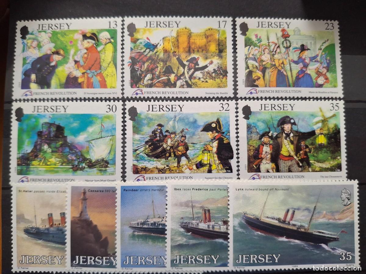 Francobolli: HB1612 Sellos JERSEY en NUEVO n&ordm; de catalogo 479/489** IDEAL PARA TEMATICAS