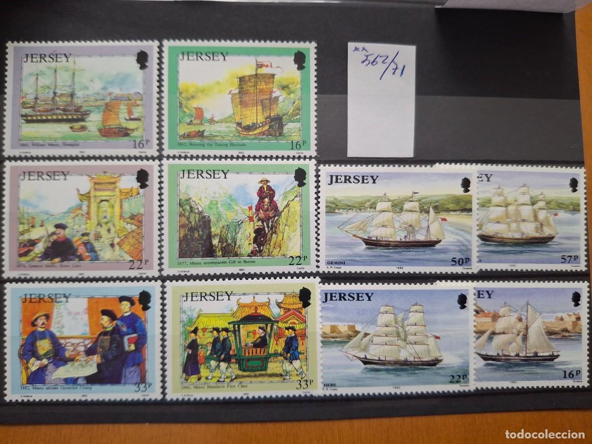 Selos: HB1621 Sellos JERSEY en NUEVO n&ordm; de catalogo 562/571** IDEAL PARA TEMATICAS
