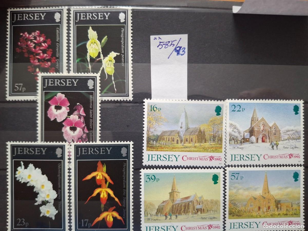 Selos: HB1623 Sellos JERSEY en NUEVO n&ordm; de catalogo 585/593** IDEAL PARA TEMATICAS