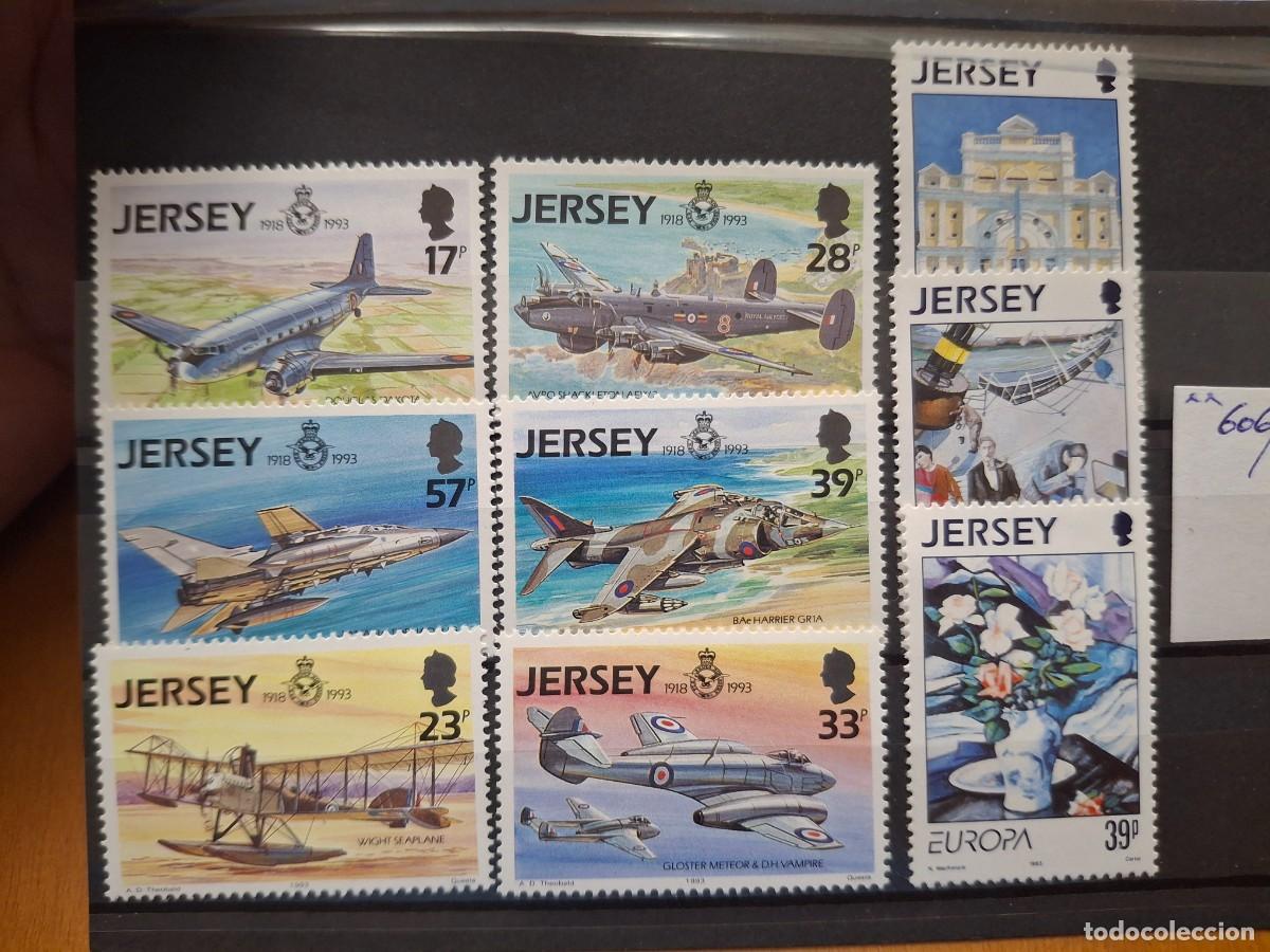Selos: HB1624 Sellos JERSEY en NUEVO n&ordm; de catalogo 606/614** IDEAL PARA TEMATICAS