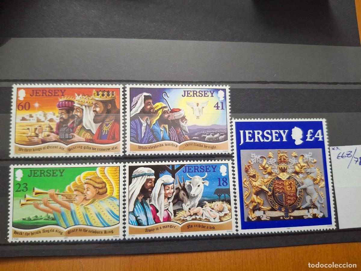Selos: HB1630 Sellos JERSEY en NUEVO n&ordm; de catalogo 668/672** IDEAL PARA TEMATICAS