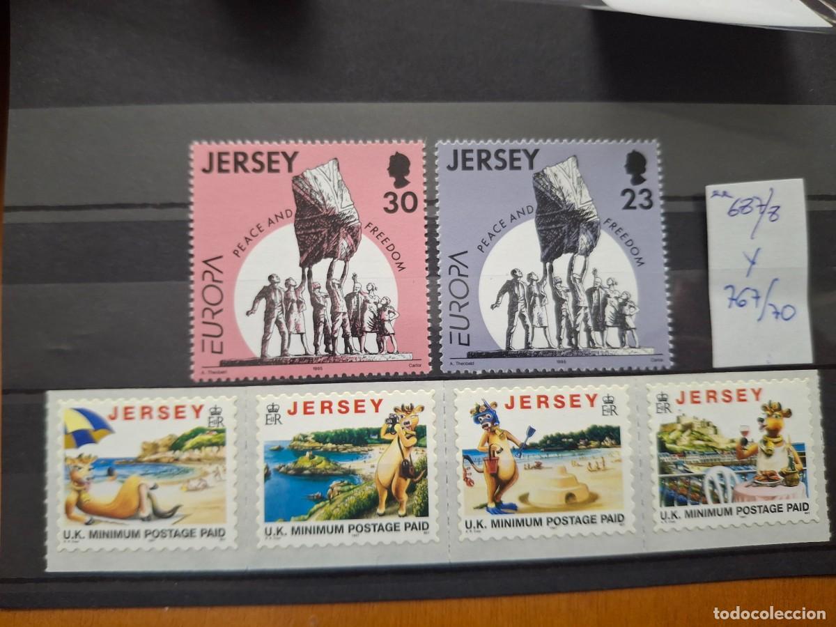 Selos: HB1631 Sellos JERSEY en NUEVO n&ordm; de catalogo 687/688** 767/770** IDEAL PARA TEMATICAS
