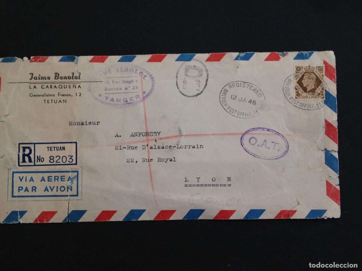Briefmarken: rare et ancienne enveloppe oblit&egrave;r&egrave; d'un timbre du Royaume Uni et sc&egrave;ll&egrave;e a la cire avec initiales J