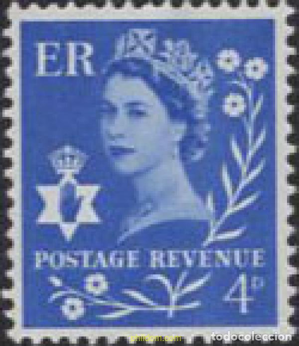 Selos: 171317 MNH GRAN BRETA&Ntilde;A. Irlanda del Norte 1966 REINA ISABEL II