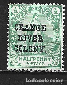 Stamps: ORANGE COLONIA BRITANIA YVERT NUM. 32 * NUEVO CON FIJASELLOS