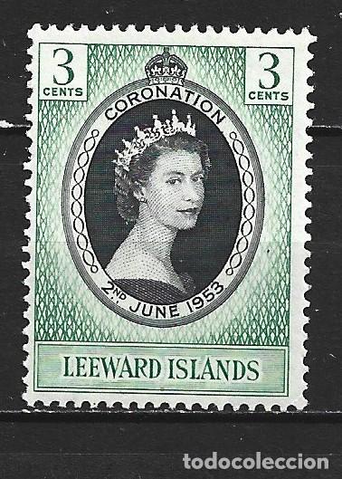 Sellos: LEEWARD COLONIA BRITANICA YVERT NUM. 118 * SERIE COMPLETA CON FIJASELLOS