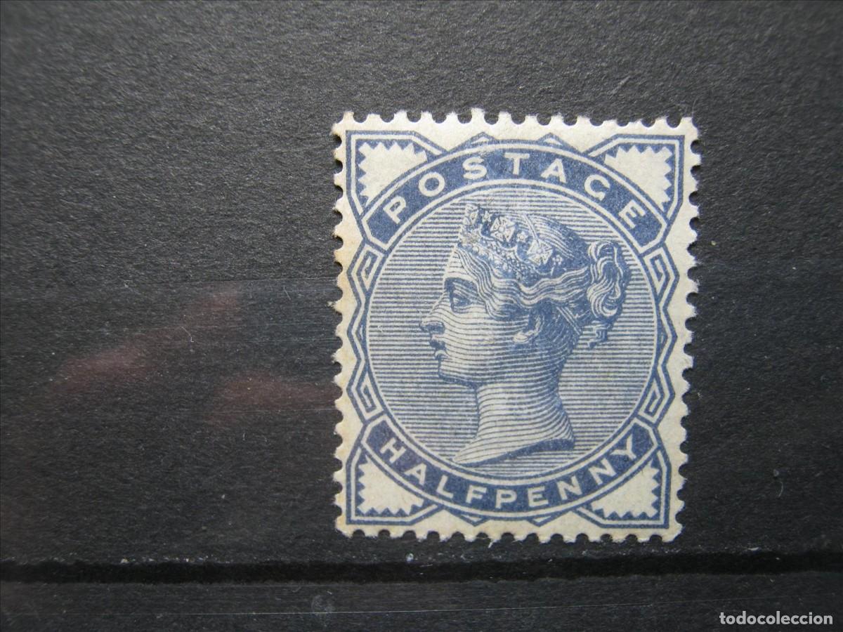 Sellos: GRAN BRETA&Ntilde;A REINA VICTORIA 1883-84 YVERT 76 MH* LUJO.