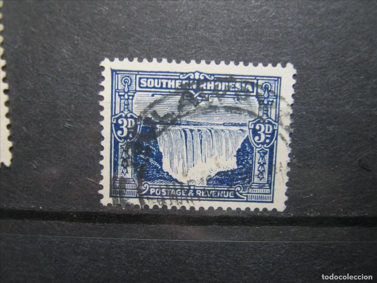 Sellos: RODESIA DEL SUR COLONIA INGLESA 1931-34 YVERT 18 USADO PERFECTO.