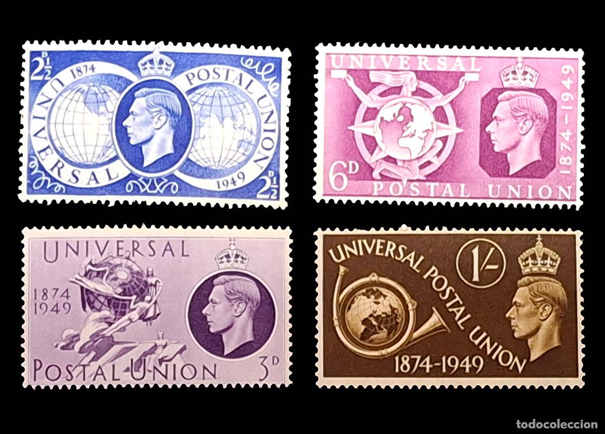 Sellos: 1949 U.P.U. UPU, Reino Unido UK