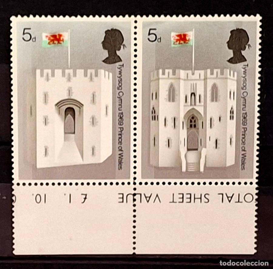 Sellos: 1969 Pareja de sellos - Reino Unido NMH **