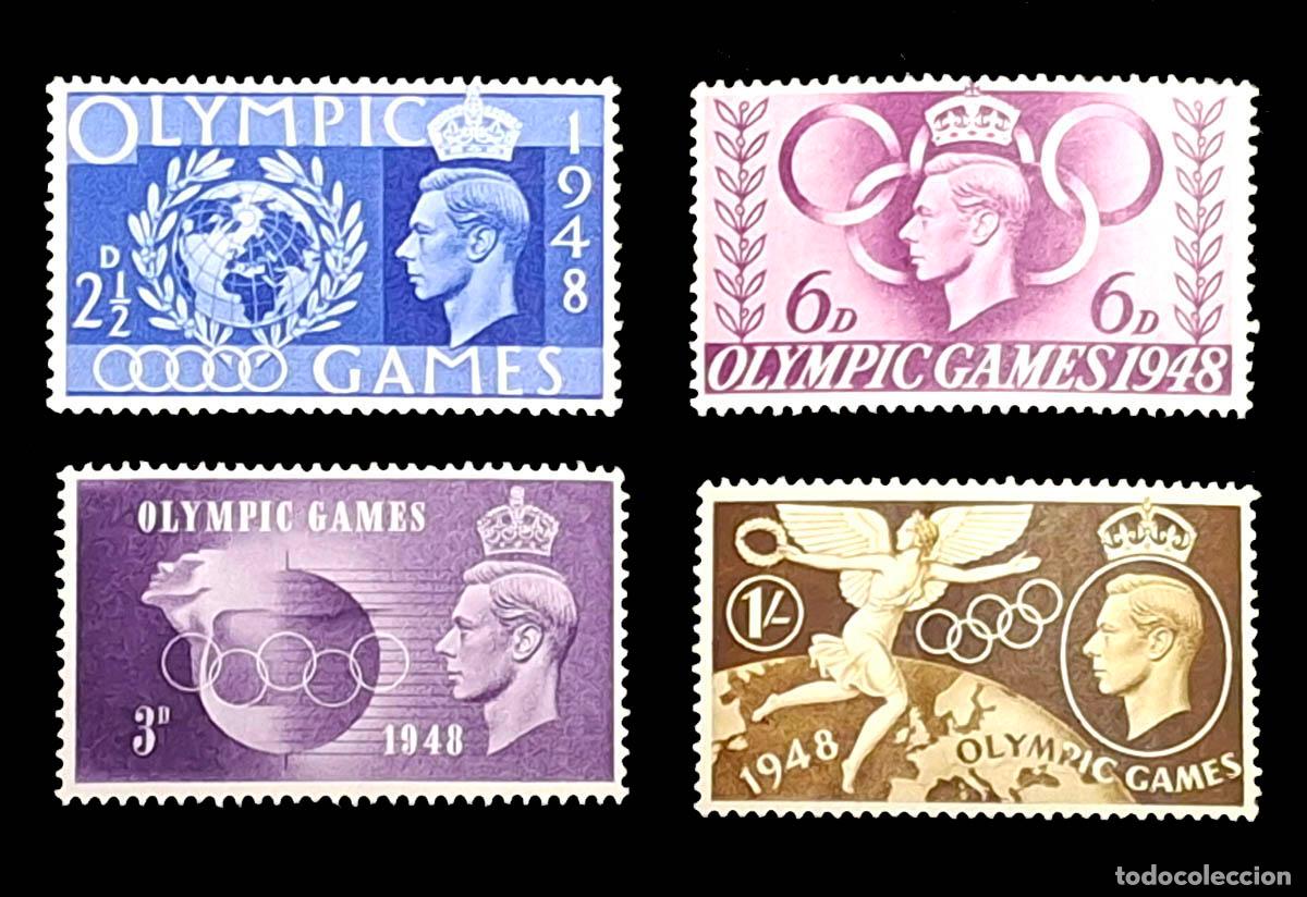Sellos: Olympic Games 1948, Reino Unido UK